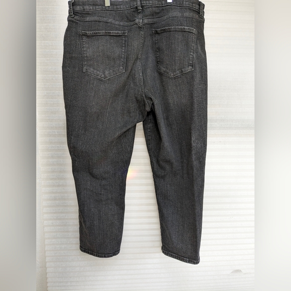 a.n.a Womens High Rise Straight Leg Jean Size 20 Black Shadow - Picture 3 of 6